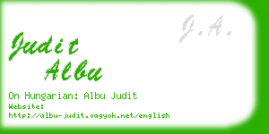 judit albu business card